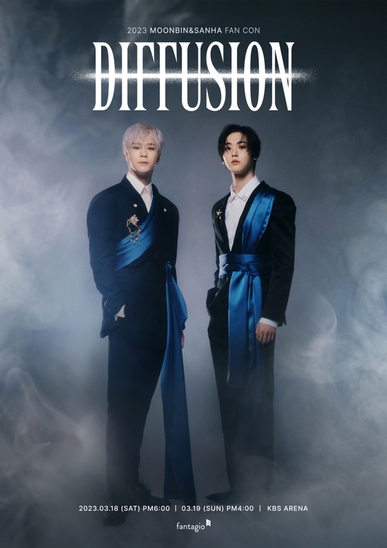 Poster for Moonbin & Sanha's fan-concert, Diffusion [FANTAGIO]