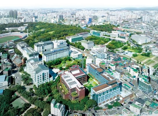 An aerial view of the university [SOOKMYUNG WOMEN'S UNIVERSITY]