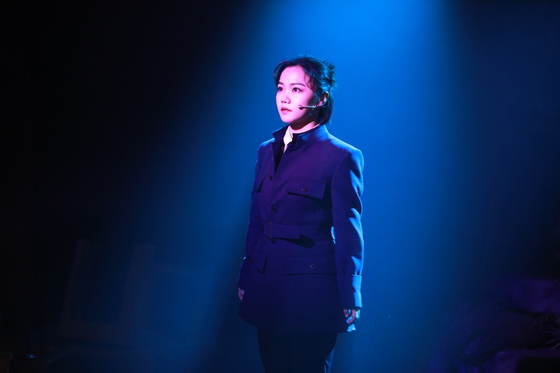 Actor Hong Na-hyeon plays Max Damian in the ongoing musical "Damian" at Dream Art Center in Jongno District, central Seoul [NANGMAN BARRICADE]