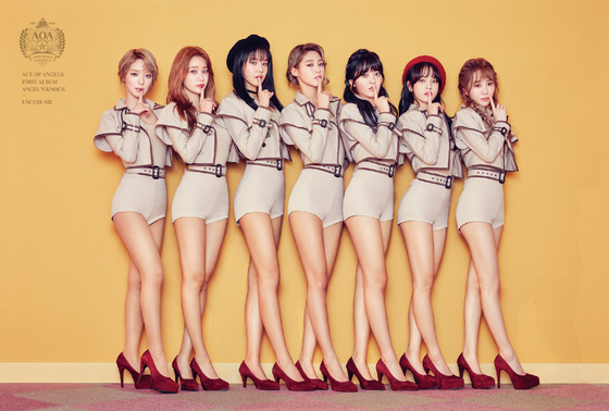 Girl group AOA debuted in 2012 and was popular throughout the 2010s for its sensual concepts. [FNC ENTERTAINMENT]