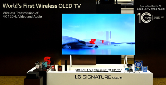 LG Electronics' wireless Signature OLED M TV model [LG ELECTRONICS]