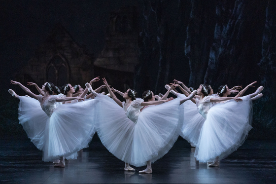 The famous Dance of the Willies scene in Act 2 in "Giselle" [YONATHAN KELLERMAN] 