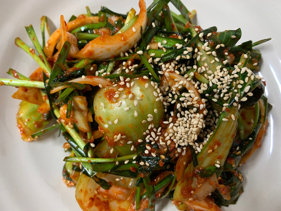 Bok choy kimchi with recipe by Monica Choi [LEE JIAN]