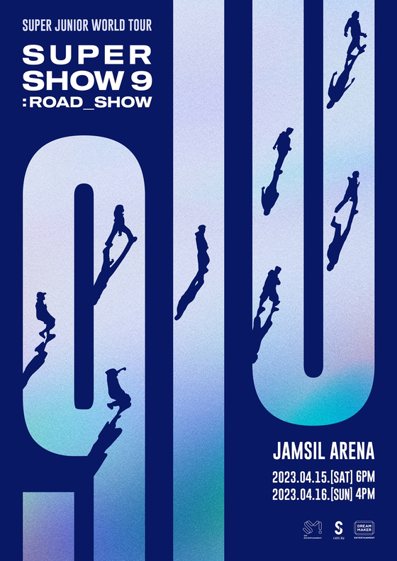 Poster for the boy band Super Junior's Seoul concert ″Super Show 9: Road_Show″ [LABEL SJ]
