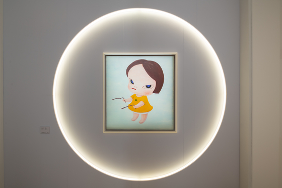 Yoshitomo Nara’s "Lookin' for a Treasure" to be offered as the Star Lot of the Inaugural Sale at Phillips's new Asian Headquarters in the Hong Kong Evening Sale of 20th Century & Contemporary Art on March 30.[PHILLIPS]