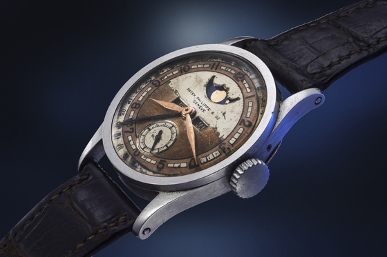 A Patek Philippe watch, from the collection of China's last emperor Aisin-Giro Puyi [PHILLIPS]