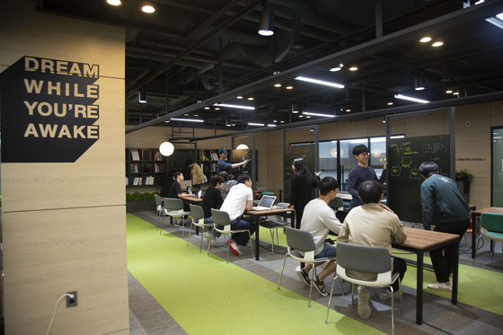 The AI COLLABO LAB, where Sejong students gather for collaborative work [SEJONG UNIVERSITY]