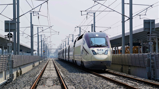 A high-speed Super Rapid Train (SRT) [JOONGANG ILBO]