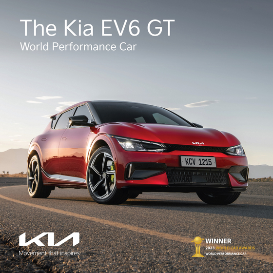 Kia’s EV6 GT was crowned the World Performance Car [HYUNDAI MOTOR]