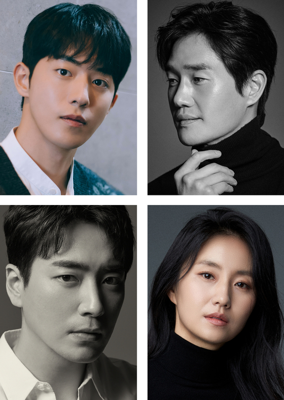 Clockwise from left, actor Nam Joo-hyuk, Yoo Ji-tae, Lee Joon-hyuk and Kim So-jin [EACH COMPANY]