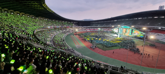 The ″28th Dream Concert″ held last year in Jamsil, southern Seoul [HD HYUNDAI]