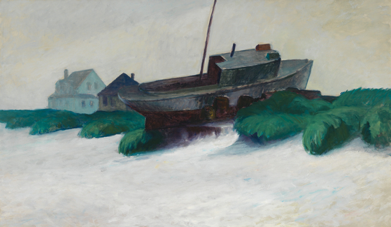 "Maine in Fog" (1926-29) [WHITNEY MUSEUM OF AMERICAN ART, NEW YORK]