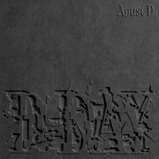 The cover image of ″D-DAY,″ the first full-length album by Suga of boy band BTS under the name Agust D [BIGHIT MUSIC]
