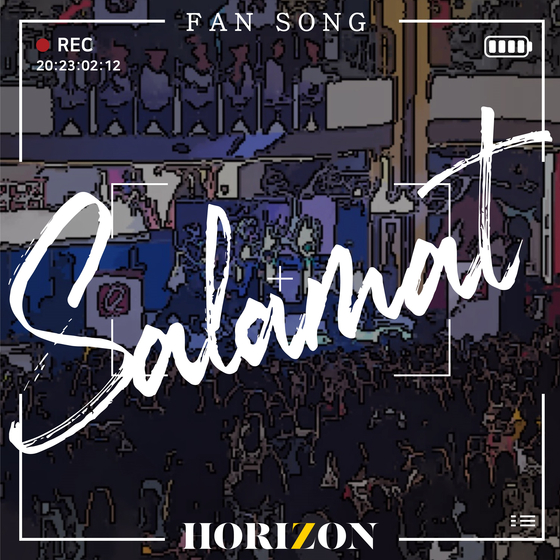 Album cover for Hori7on's first digital single dedicated to its fans, ″Salamat″ [MLD ENTERTAINMENT]