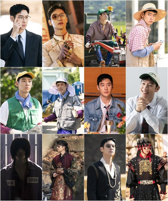 Actor Lee Je-hoon played multiple roles while starring in SBS drama ″Taxi Driver 2″ (2023). [SBS]
