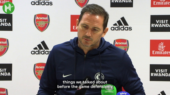 Lampard blames passivity as Chelsea loses to Arsenal  [ONE FOOTBALL] 