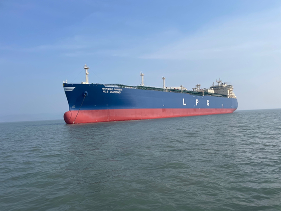 Hyundai LNG Shipping's gas carrier, HLS Diamond [HYUNDAI LNG SHIPPING]