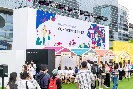 Merz Aesthetics' Confidence To Be festival held at COEX in southern Seoul on Saturday [MERTZ AESTHETICS]