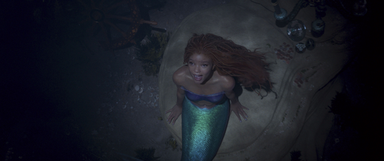 Actor Halle Bailey as Ariel in the live-action adaptation remake of ″The Little Mermaid″ [WALT DISNEY COMPANY KOREA]