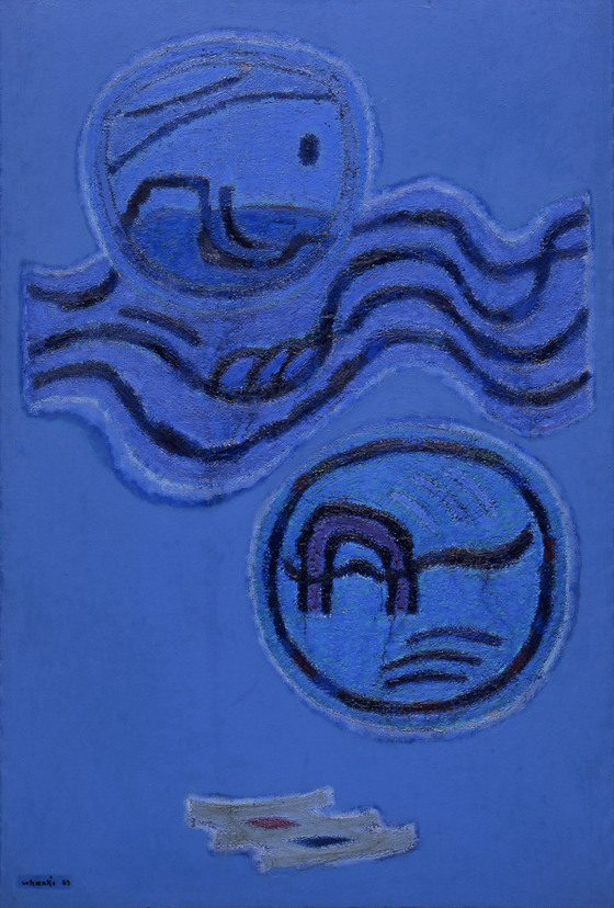 "Cloud and the Moon"(1963) by Kim Whanki ⓒWhanki Foundation·Whanki Museum [MMCA]