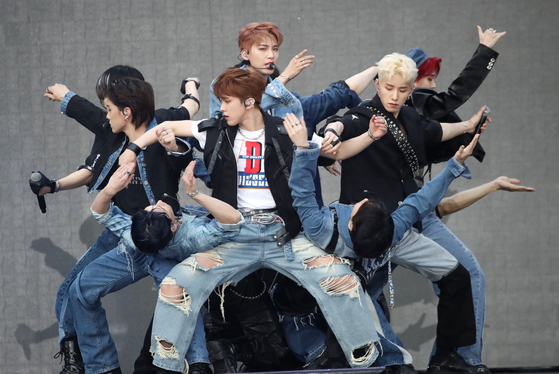 J-pop boy band JO1 at the ″29th Dream Concert″ held on May 27 at the Busan Asiad Main Stadium [NEWS1]