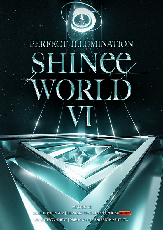 Poster for SHINee's upcoming concert "SHINee World VI [Perfect Illumination]" [SM ENTERTAINMENT]