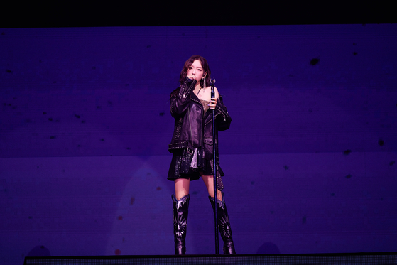 Singer Taeyeon held her fifth solo concert ″The ODD of LOVE″ on Saturday and Sunday at the KSPO Dome, southern Seoul [SM ENTERTAINMENT]