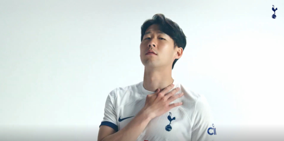 Son Heung-min and Harry Kane show off 2023-24 home jersey  [ONE FOOTBALL]