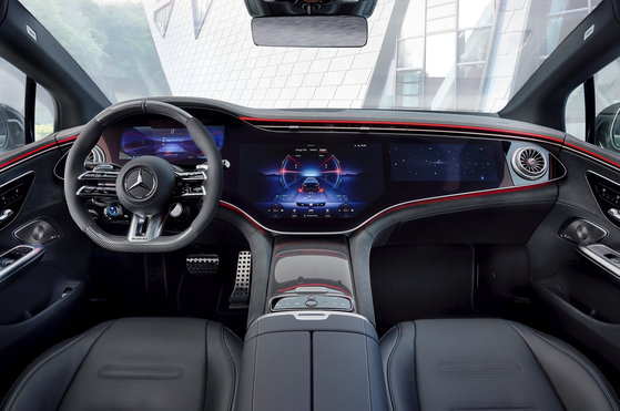 Interior of the Mercedes-AMG EQE sedan [MERCEDES-BENZ KOREA] 
