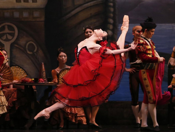 Kang Mi-sun performs in Universal Ballet's production of "Don Quixote." [UNIVERSAL BALLET]