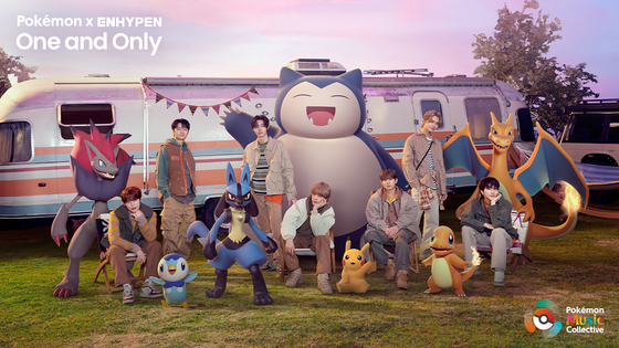 Enhypen will collaborate with the video game and animation franchise Pokemon, releasing “One and Only” on July 12, the boy band’s agency Belift Lab said Friday. [POKEMON]