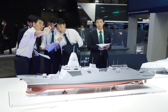 The figure of HD Hyundai Heavy Industries' proposed frigate for Ulsan-class Batch-III [HD HHI]