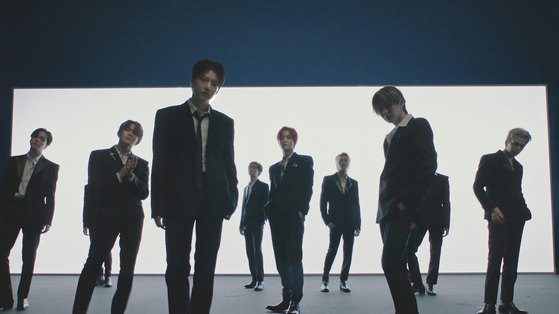 Scene from boy band Treasure's teaser video for its upcoming second full-length album ″Reboot″ [YG ENTERTAINMENT]