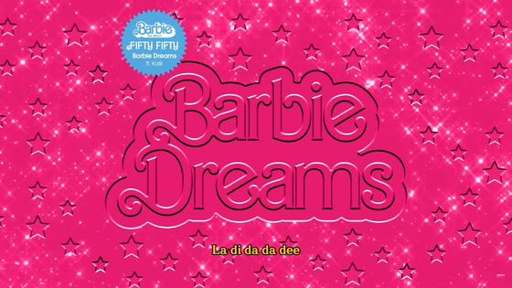 Fifty Fifty's latest release ″Barbie Dreams,″ a soundtrack for the upcoming film ″Barbie″ [SCREEN CAPTURE]