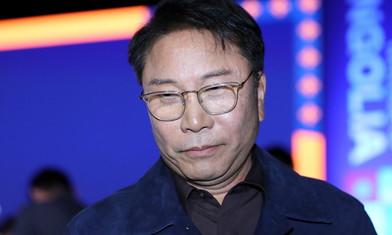 Lee Soo-man, founder and former chief producer of SM Entertainment, at a conference held in central Seoul on Feb. 14, 2023 [NEWS1]