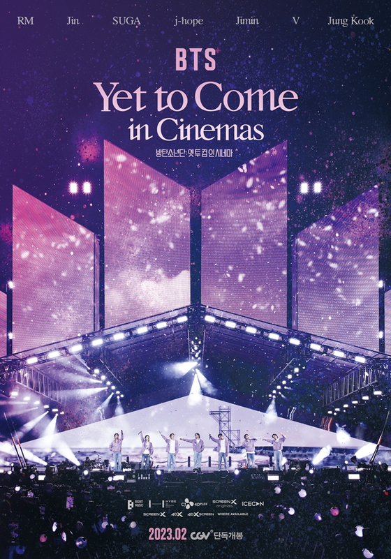 A poster for ″BTS: Yet to Come in Cinemas″ [CJ CGV]