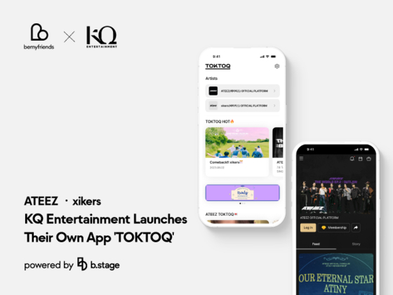 Ateez and xikers launched TOKTOQ, a fan platform application dedicated to the boy bands of KQ Entertainment [BEMYFRIENDS]
