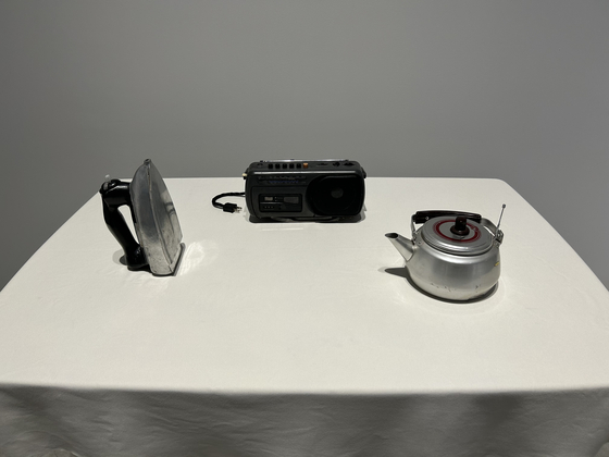 "An Iron in the Form of a Radio, a Kettle in the Form of an Iron, and a Radio in the Form of a Kettle" (2002) by Kim Beom [SHIN MIN-HEE]