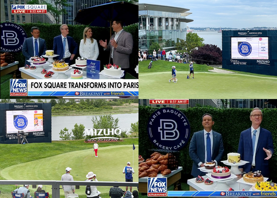 Paris Baguette served as a sponsor during the LPGA Mizuho Americas Open held at Liberty National GC on June 4. On June 6, its products were featured on the morning news show "Fox & Friends" across the United States. [SPC]