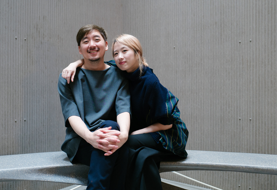 Chef Park Jung-hyun, left, and his wife and a business partner Ellia Park [JOONGANG ILBO]