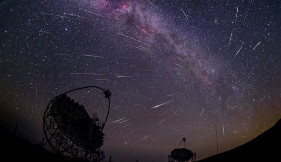 The Perseids meteor shower is observed from Cheonan Hong Dae Yong Science Museum in Cheonan, South Chungcheong, in 2017. [NEWS1]