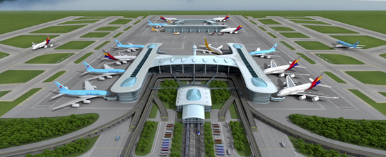 A rendering of the Saemangeum International Airport in North Jeolla [JOONGANG PHOTO]