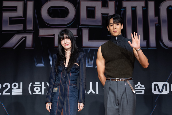 Dancer Monika and Shownu of boy band Monsta X, special judges of cable channel Mnet's upcoming dance competition show ″Street Woman Fighter 2″ [MNET]