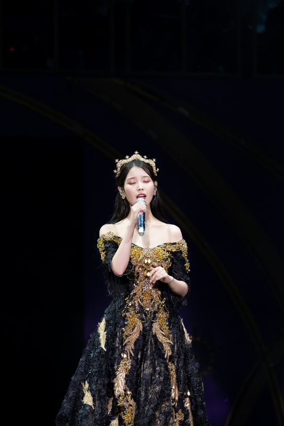Scenes from upcoming live concert film “IU Concert : The Golden Hour” set for release in September [EDAM ENTERTAINMENT]