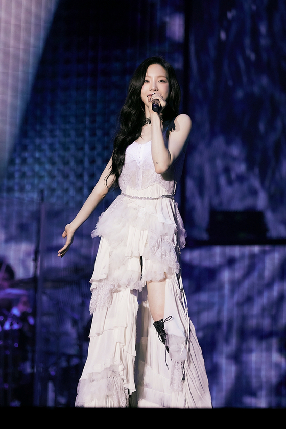 Taeyeon of Girls' Generation during a concert in Singapore [SM ENTERTAINMENT]