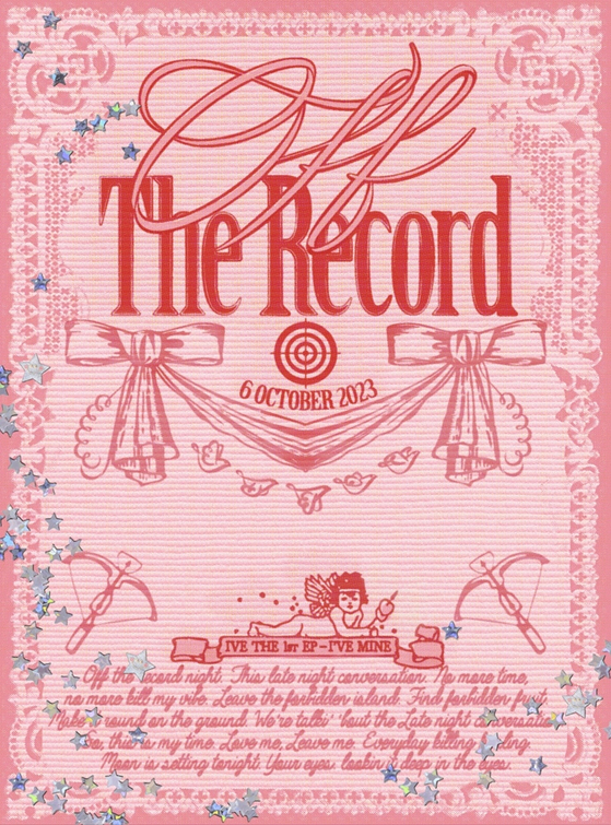 Teaser image for ″Off The Record,″ one of the three lead tracks from girl group IVE's upcoming first EP ″I've Mine″ [STARSHIP ENTERTAINMENT]