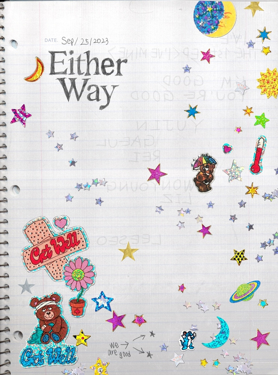 Teaser image for ″Either Way,″ one of the three lead tracks from girl group IVE's upcoming first EP ″I've Mine″ [STARSHIP ENTERTAINMENT]