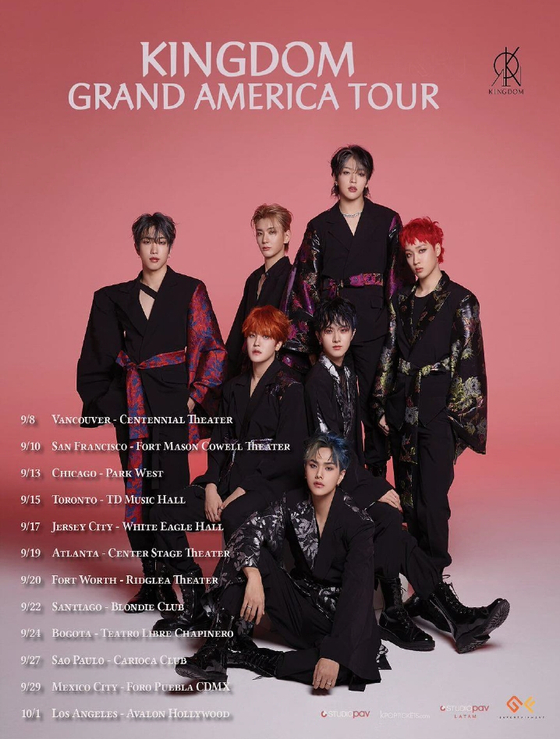 Boy band Kingdom's first tour in America [GF ENTERTAINMENT]