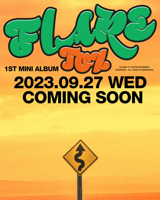 An image of upcoming boy band TOZ's debut album ″Flare″ [YY ENTERTAINMENT]