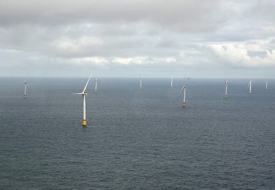 Equinor's Hywind Tampen floating offshore wind farm built in the North Sea [REUTERS/YONHAP]